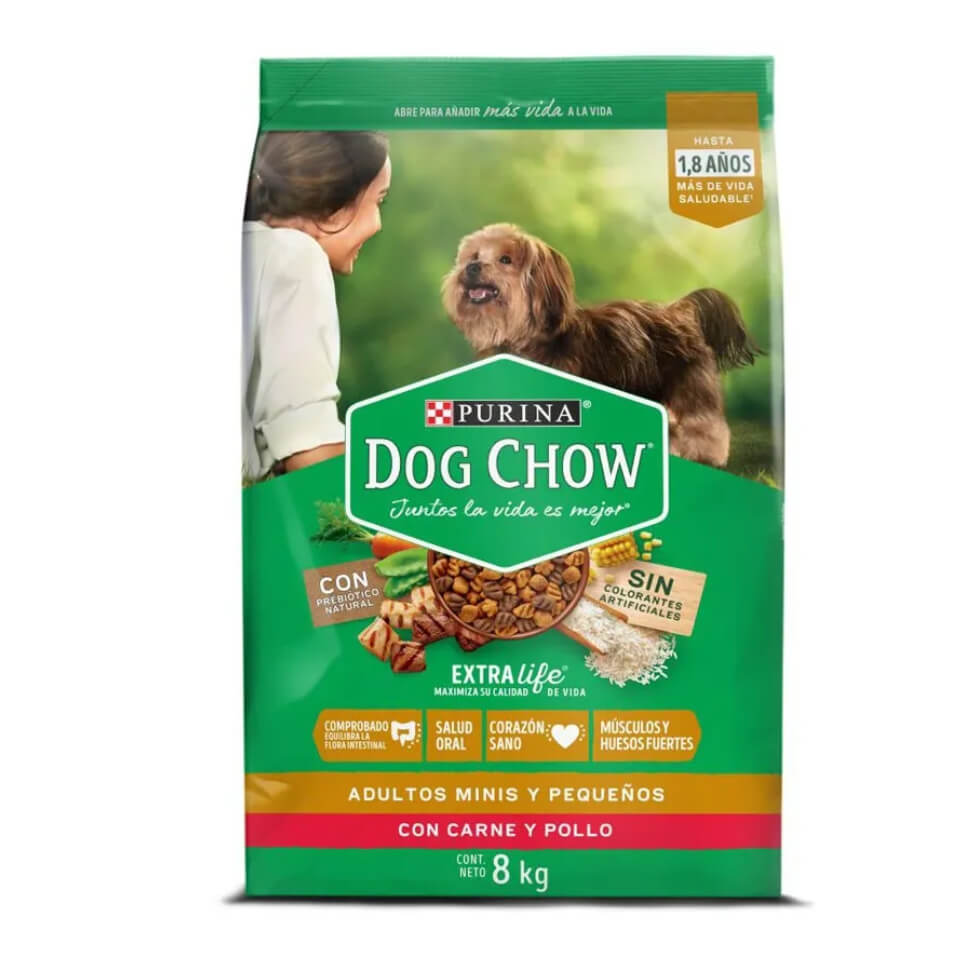 Dog Chow Adulto raza pequeña 8 Kg